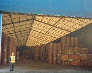 Warehouse for commercial storage